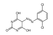 5-[(2,5-dichlorophenyl)diazenyl]-1,3-diazinane-2,4,6-trione结构式