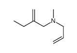 N-methyl-2-methylidene-N-prop-2-enylbutan-1-amine结构式
