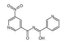 5-nitro-N-(pyridine-3-carbonyl)pyridine-3-carboxamide结构式