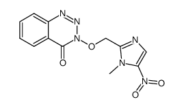 3-(1-methyl-5-nitro-1H-imidazol-2-ylmethoxy)-3H-benzo[d][1,2,3]triazin-4-one Structure