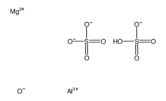 MAGNESIUM ALUMINUM SULFATE结构式