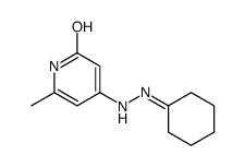 4-(2-cyclohexylidenehydrazinyl)-6-methyl-1H-pyridin-2-one Structure