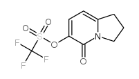 5-OXO-6-TRIFLUOROMETHANESULFONYLOXY-1,2,3,5-TETRAHYDROINDOLIZINE Structure