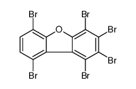 1,2,3,4,6,9-hexabromodibenzofuran Structure
