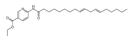 N-(5-Ethoxycarbonyl-2-pyridyl)-linolamid Structure