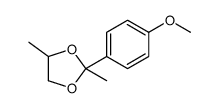 2-(4-methoxyphenyl)-2,4-dimethyl-1,3-dioxolane Structure
