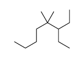3-ethyl-4,4-dimethyloctane Structure