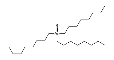 trioctyl(sulfanylidene)-λ5-arsane Structure