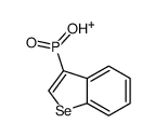 1-benzoselenophen-3-yl-hydroxy-oxophosphanium结构式