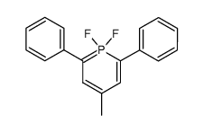 1,1-difluoro-4-methyl-2,6-diphenyl-1λ5-phosphinine Structure