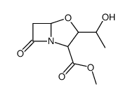 methyl 3-(1-hydroxyethyl)-7-oxo-4-oxa-1-azabicyclo [3.2.0]heptane-2-carboxylate Structure