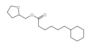 oxolan-2-ylmethyl 6-cyclohexylhexanoate结构式