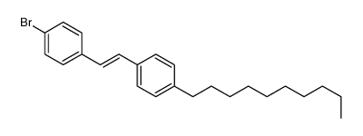 1-bromo-4-[2-(4-decylphenyl)ethenyl]benzene结构式