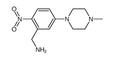 [5-(4-methylpiperazinyl)-2-nitrophenyl]-methylamine结构式