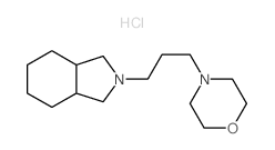 1H-Isoindole,octahydro-2-[3-(4-morpholinyl)propyl]-, hydrochloride (1:2)结构式