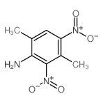 Benzenamine,3,6-dimethyl-2,4-dinitro- Structure