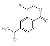 2-bromoethyl 4-propan-2-ylbenzoate结构式