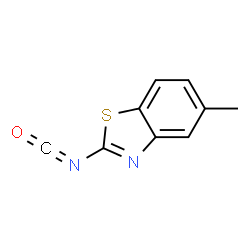 Benzothiazole, 2-isocyanato-5-methyl- (9CI)结构式
