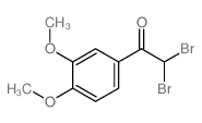 2,2-dibromo-1-(3,4-dimethoxyphenyl)ethanone Structure