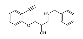 2-[3-(benzylamino)-2-hydroxypropoxy]benzonitrile Structure