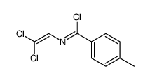 N-(2,2-dichloro-vinyl)-4-methyl-benzimidoyl chloride结构式