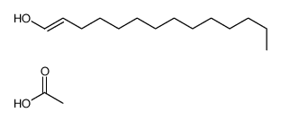 acetic acid,tetradec-1-en-1-ol Structure