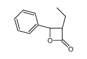 (3R,4R)-3-ethyl-4-phenyloxetan-2-one结构式