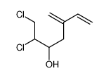 1,2-dichloro-5-methylidenehept-6-en-3-ol结构式