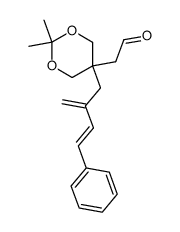 [2,2-Dimethyl-5-((E)-2-methylene-4-phenyl-but-3-enyl)-[1,3]dioxan-5-yl]-acetaldehyde Structure