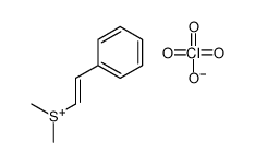 dimethyl(2-phenylethenyl)sulfanium,perchlorate Structure