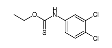 O-ETHYL (3,4-DICHLOROPHENYL)CARBAMOTHIOATE Structure