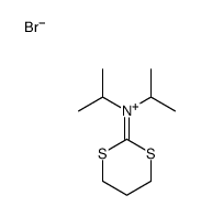 1,3-dithian-2-ylidene-di(propan-2-yl)azanium,bromide Structure