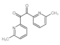 1,2-双(6-甲基吡啶-2-基)-1,2-乙二酮结构式
