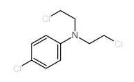 4-chloro-N,N-bis(2-chloroethyl)aniline Structure