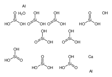 aluminum,calcium,dihydroxy(oxo)silane,hydrate结构式