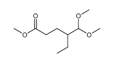 methyl 4-dimethoxymethyl-hexanoate Structure