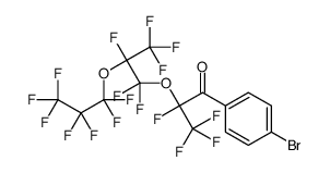 4-BROMOPHENYL PERFLUORO(1,4-DIMETHYL-2,5-DIOXAOCTYL) KETONE结构式
