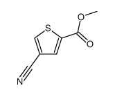 methyl 4-cyanothiophene-2-carboxylate结构式
