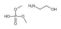 dimethyl hydrogen phosphate, compound with 2-aminoethanol (1:1)结构式