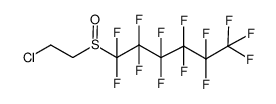 2-chloroethyl tridecafluorohexyl sulfoxide结构式