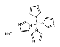 四(1-咪唑)硼酸钠结构式