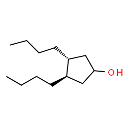 Cyclopentanol, 3,4-dibutyl-, (3R,4R)-rel- (9CI) Structure