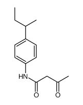 N-(4-butan-2-ylphenyl)-3-oxobutanamide结构式