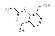 2-氯-2,6-二乙基乙酰苯胺结构式