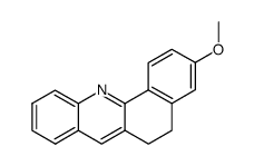 3-methoxy-5,6-dihydronaphtho[1,2-b]quinoline Structure