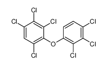 1,2,3,5-tetrachloro-4-(2,3,4-trichlorophenoxy)benzene结构式