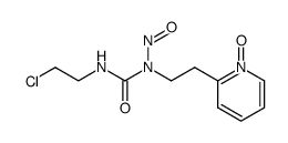 1-(2-chloroethyl)-3-nitroso-3-(2-pyridylethyl)urea N-oxide Structure