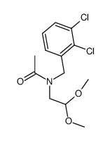 N-(2,3-dichlorobenzyl)-N-(2,2-dimethoxyethyl)acetamide Structure