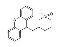 1-Methyl-3-(9H-thioxanthen-9-ylmethyl)piperidine 1-oxide structure