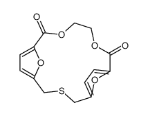 10,13,18,19-Tetraoxa-3-thiatricyclo[13.2.1.15,8]nonadeca-5,7,15,17(1)-tetrene-9,14-dione Structure